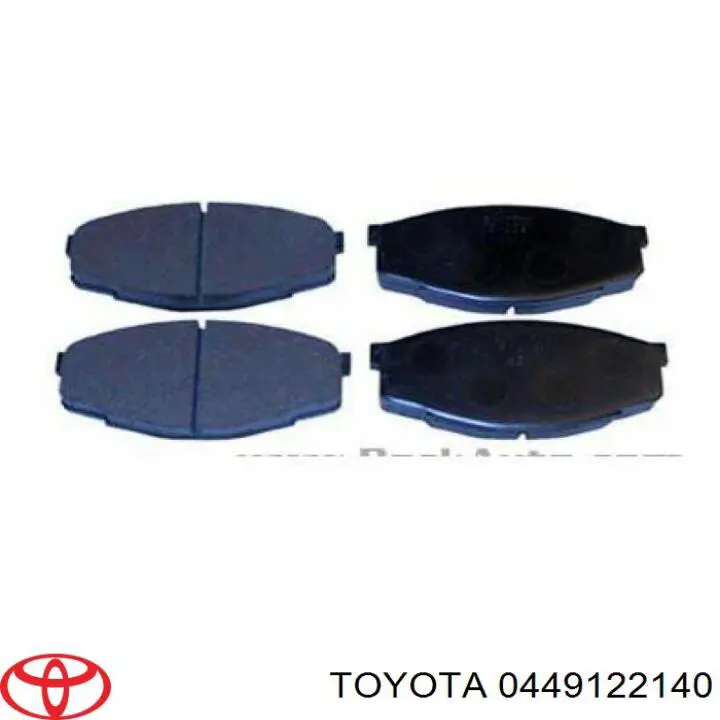 0449122140 Toyota pastillas de freno delanteras