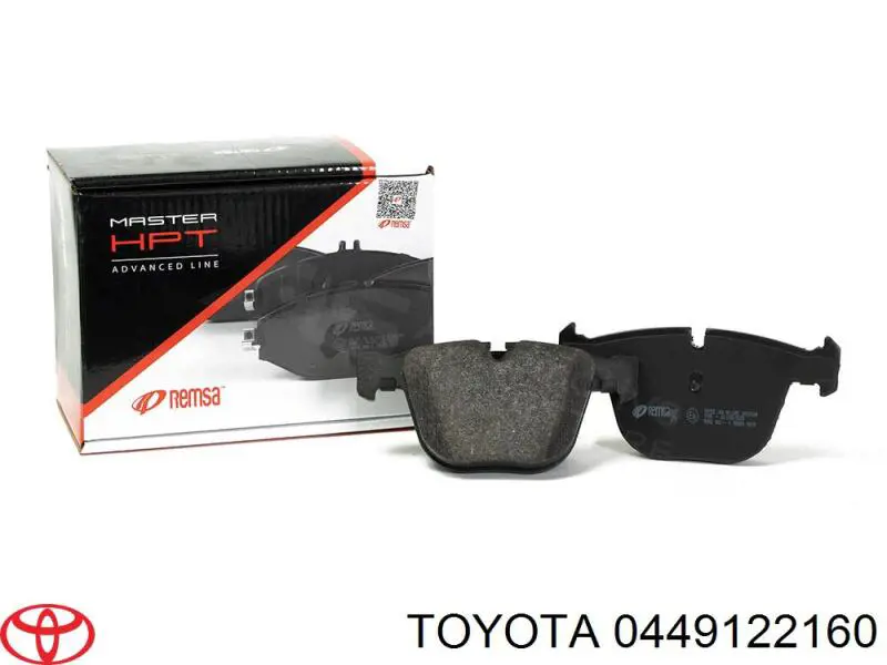 0449122160 Toyota pastillas de freno delanteras