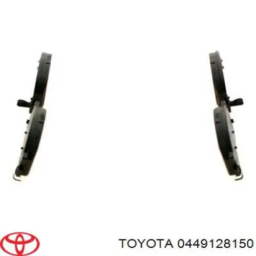 0449128150 Toyota pastillas de freno delanteras