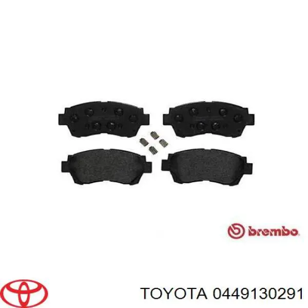 0449130291 Toyota pastillas de freno delanteras