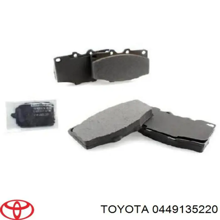 0449135220 Toyota pastillas de freno delanteras