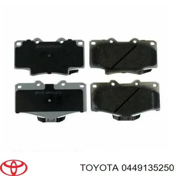 0449135250 Toyota pastillas de freno delanteras