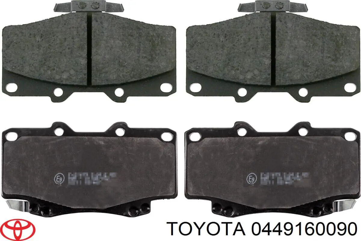 0449160090 Toyota pastillas de freno delanteras