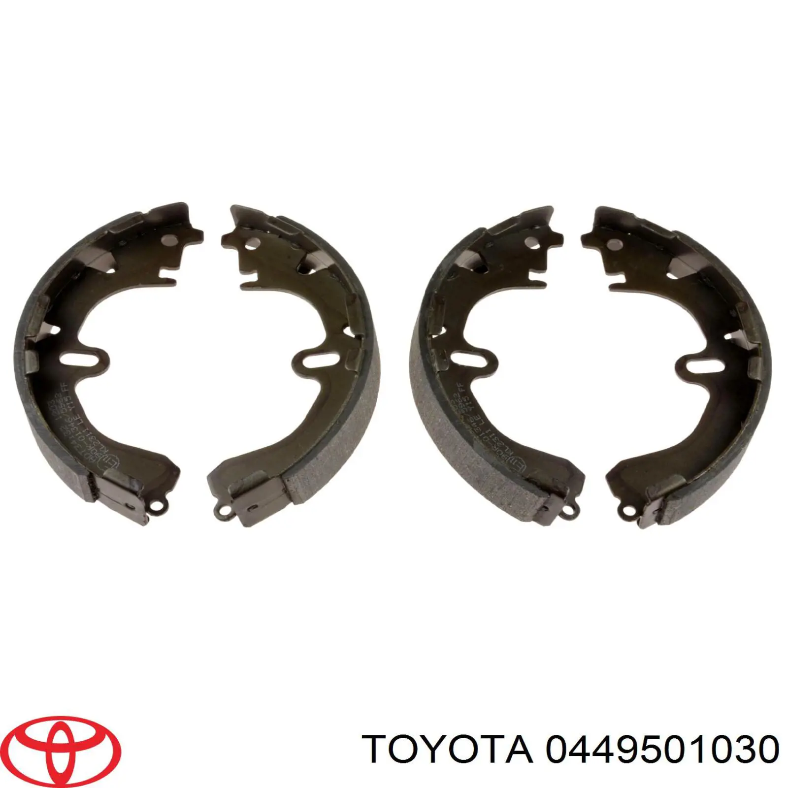 0449501030 Toyota zapatas de frenos de tambor traseras