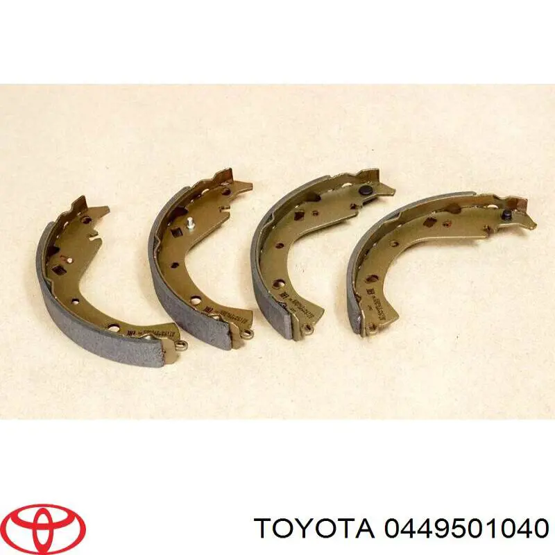  Zapatas de frenos de tambor traseras para Toyota Matrix 