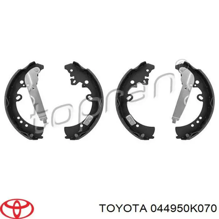 044950K070 Toyota zapatas de frenos de tambor traseras