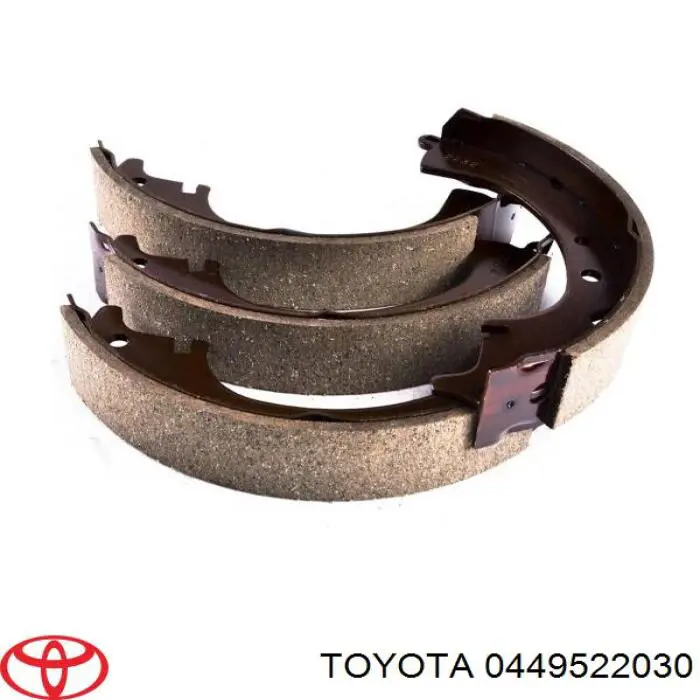 0449522030 Toyota zapatas de frenos de tambor traseras