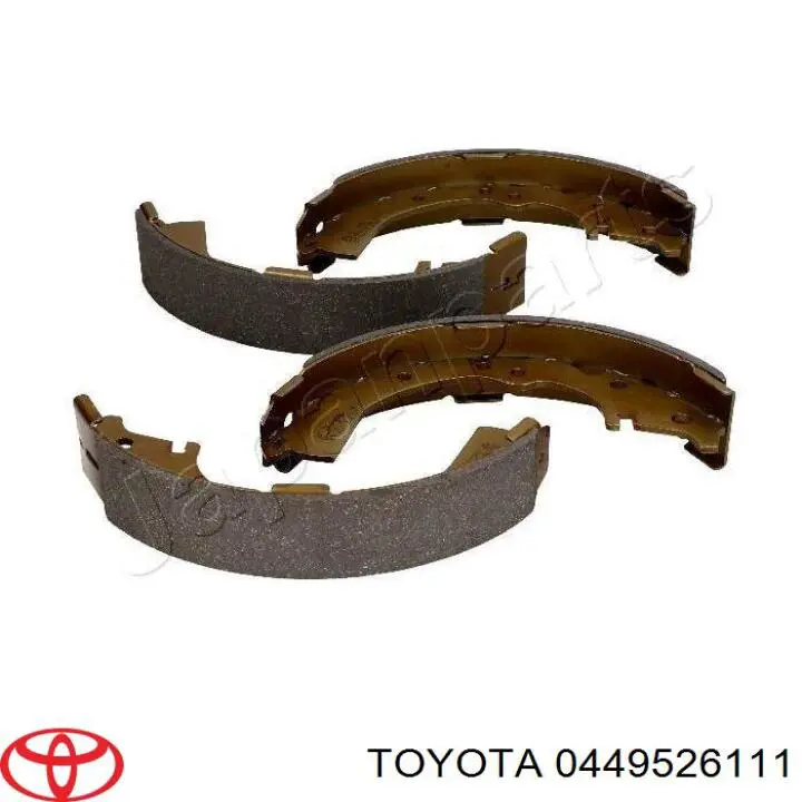 0449526111 Toyota zapatas de frenos de tambor traseras