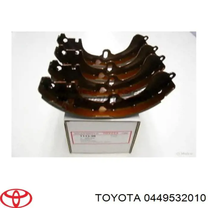 0449532010 Toyota zapatas de frenos de tambor traseras