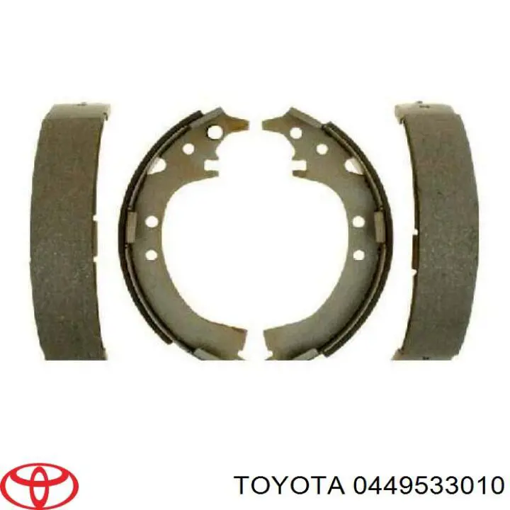 0449533010 Toyota zapatas de frenos de tambor traseras