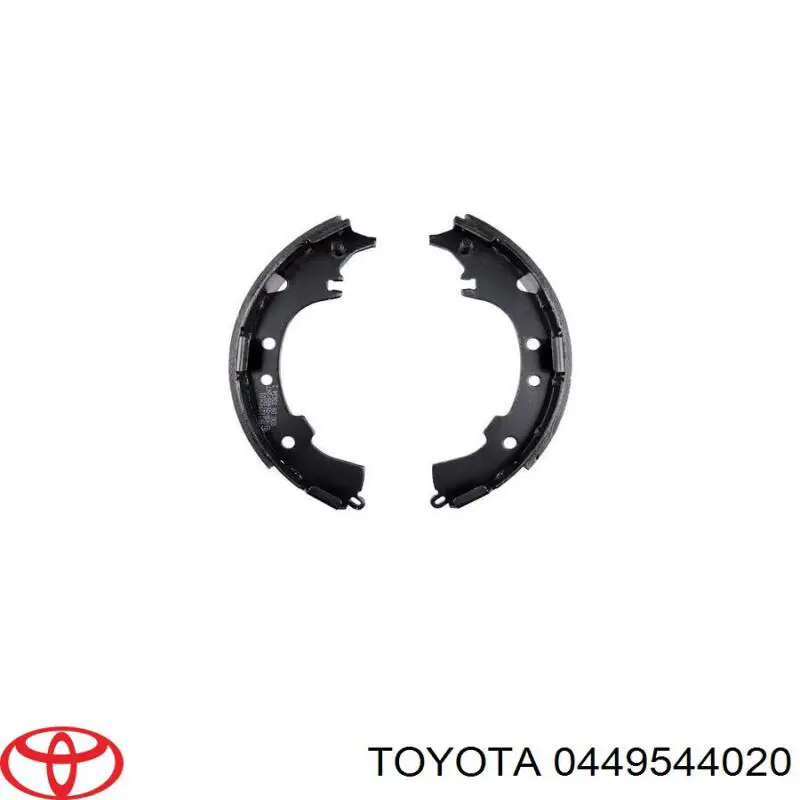 0449544020 Toyota zapatas de frenos de tambor traseras