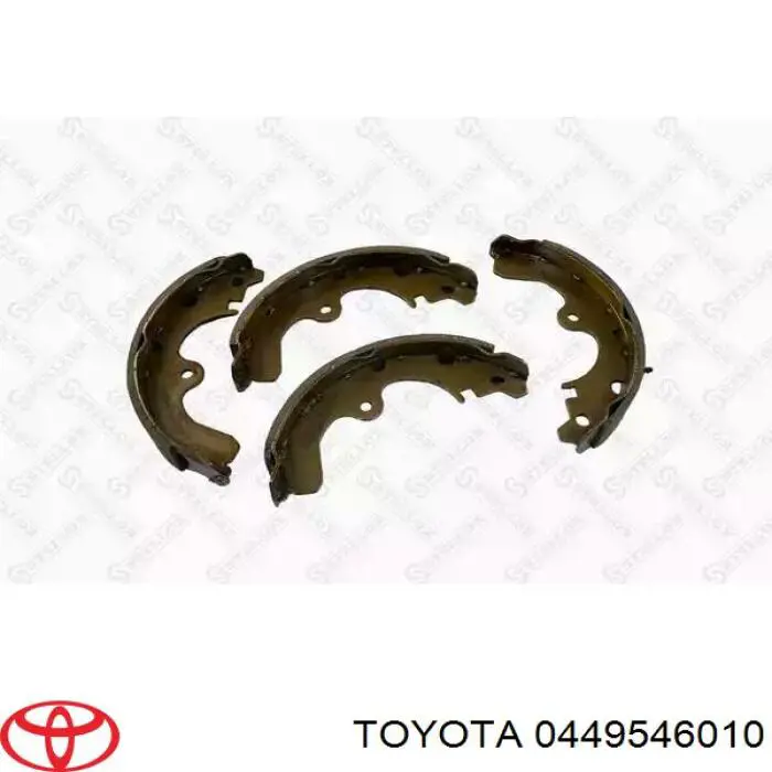 0449546010 Toyota zapatas de frenos de tambor traseras