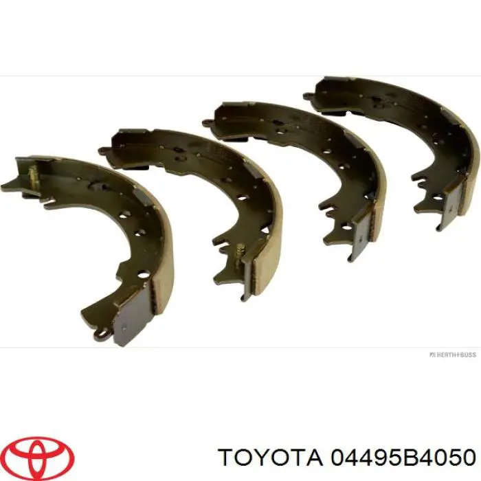 04495B4050 Toyota zapatas de frenos de tambor traseras