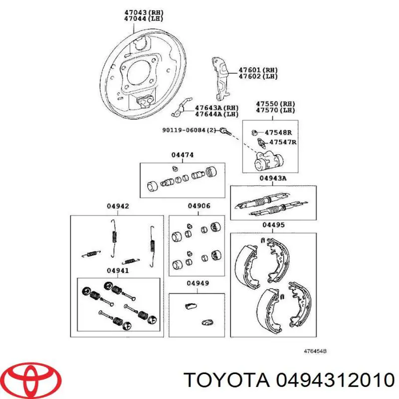 0494312010 Toyota 