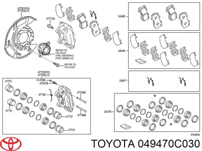 049470C030 Toyota 