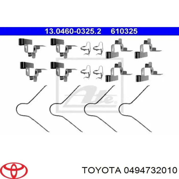  Juego de reparación, pastillas de frenos para Toyota Tercel AL25