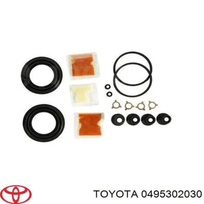  Fuelle, guía de pinza de freno delantera para Toyota Hilux KUN15