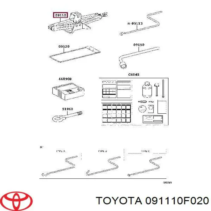 091110F020 Toyota 