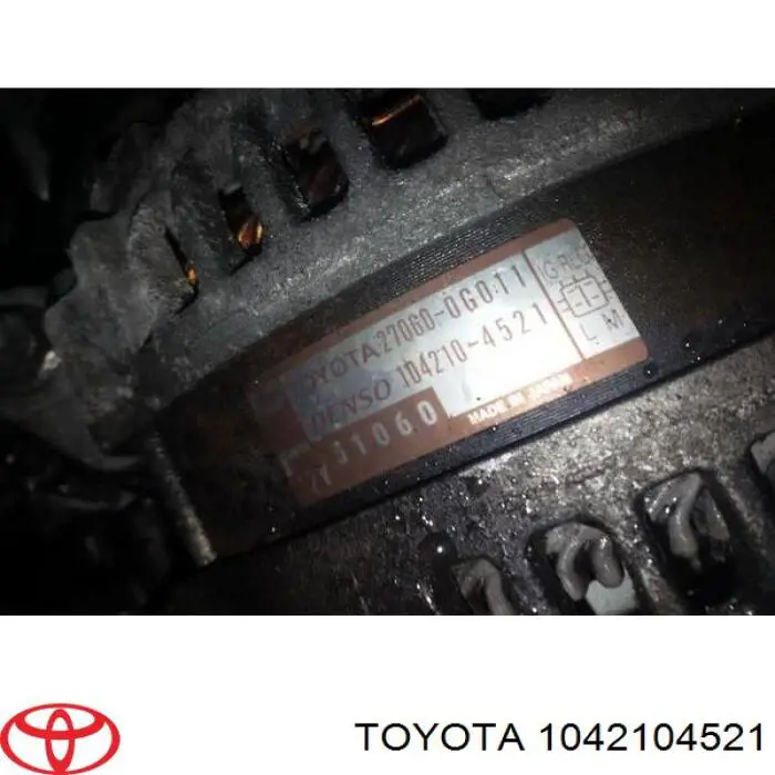 104210-4521 Toyota alternador