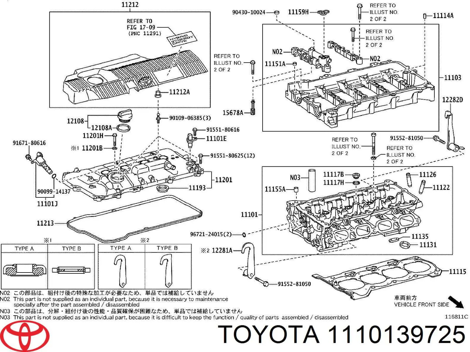 1110139725 Toyota culata