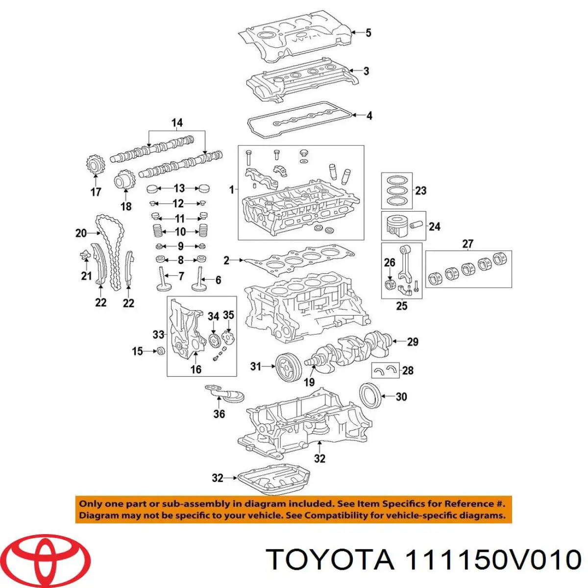  Junta de culata para Toyota Scion 