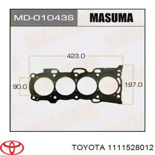 1111528012 Toyota junta de culata