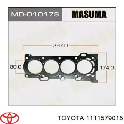 1111579015 Toyota junta de culata