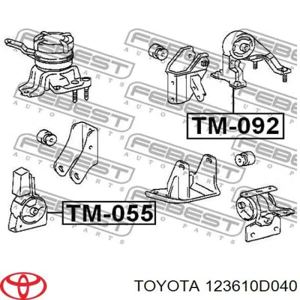  Soporte motor delantero para Toyota RAV4 2 