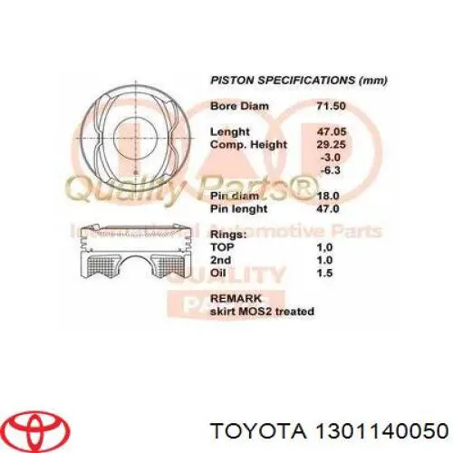  Juego de aros de pistón, motor, STD para Daihatsu Sirion M3