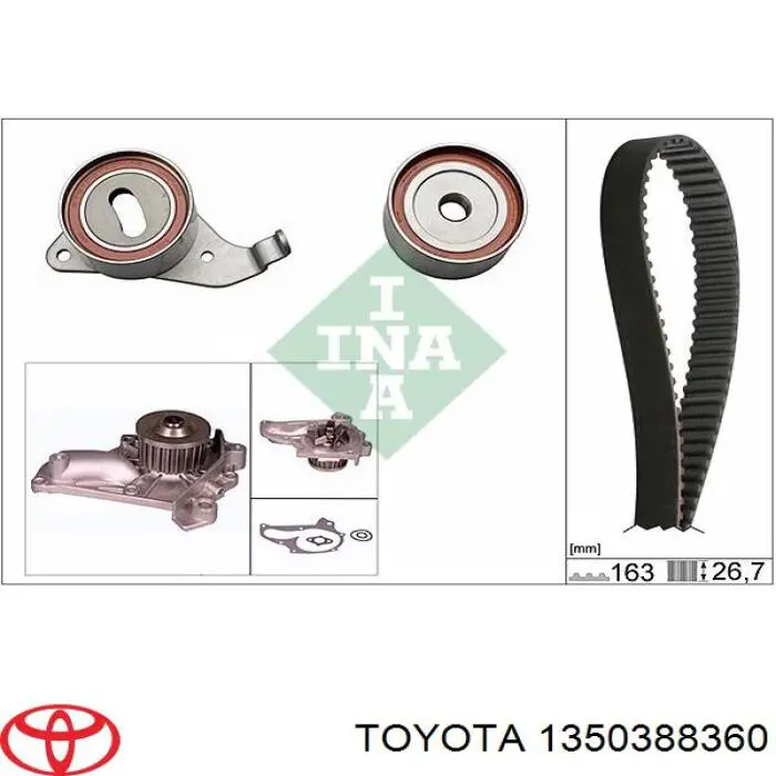 1350388360 Toyota rodillo intermedio de correa dentada