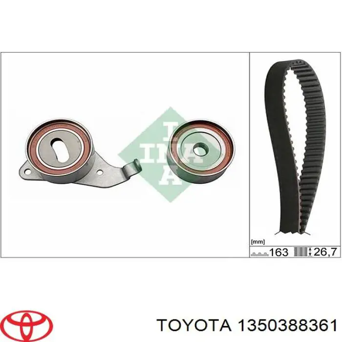 1350388361 Toyota rodillo intermedio de correa dentada