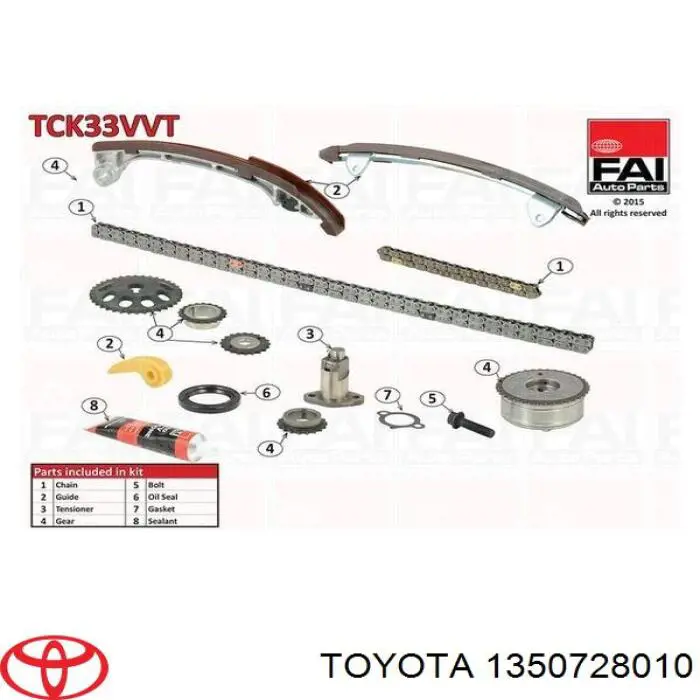  Cadena, bomba de aceite para Toyota C-HR X10