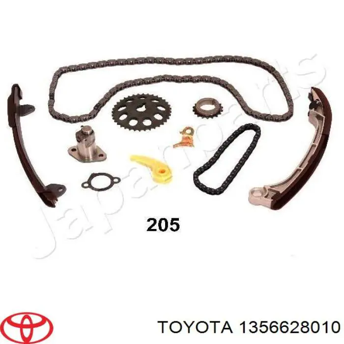  Carril de deslizamiento, cadena de distribución para Toyota RAV4 2 