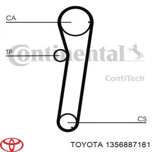  Correa distribucion para Daihatsu Charade 3 