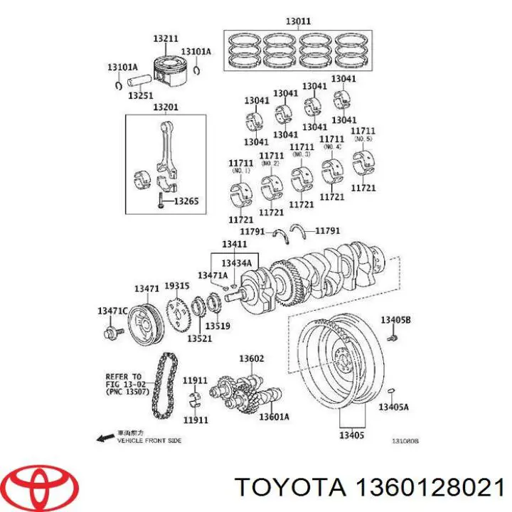  Eje de balanceo para Toyota Camry V40