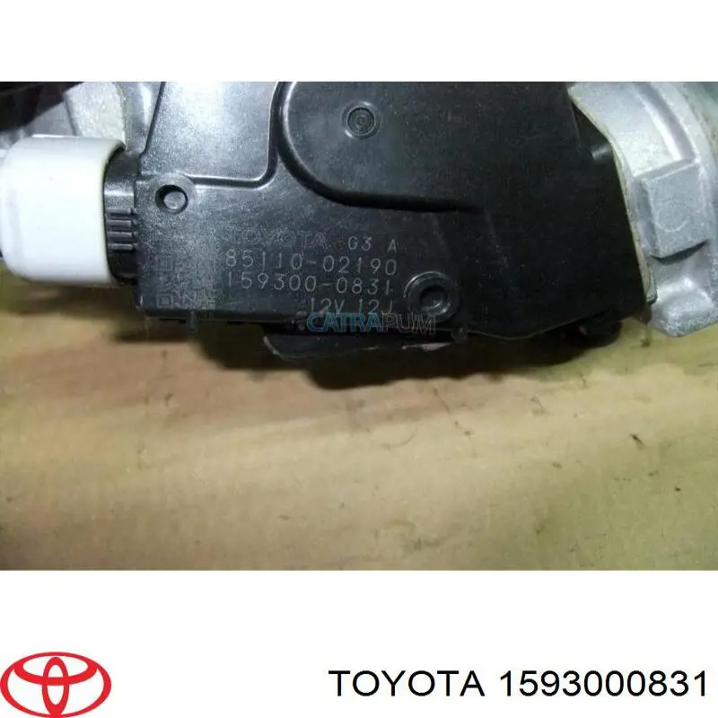  Motor del limpiaparabrisas del parabrisas para Toyota Auris E15