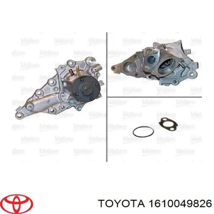 1610049826 Toyota bomba de agua, completo con caja