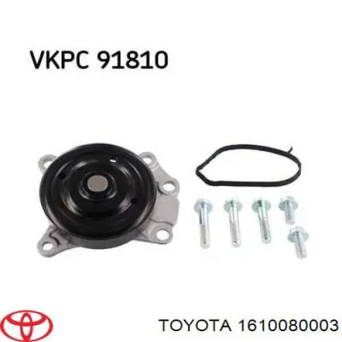 1610080003 Toyota bomba de agua