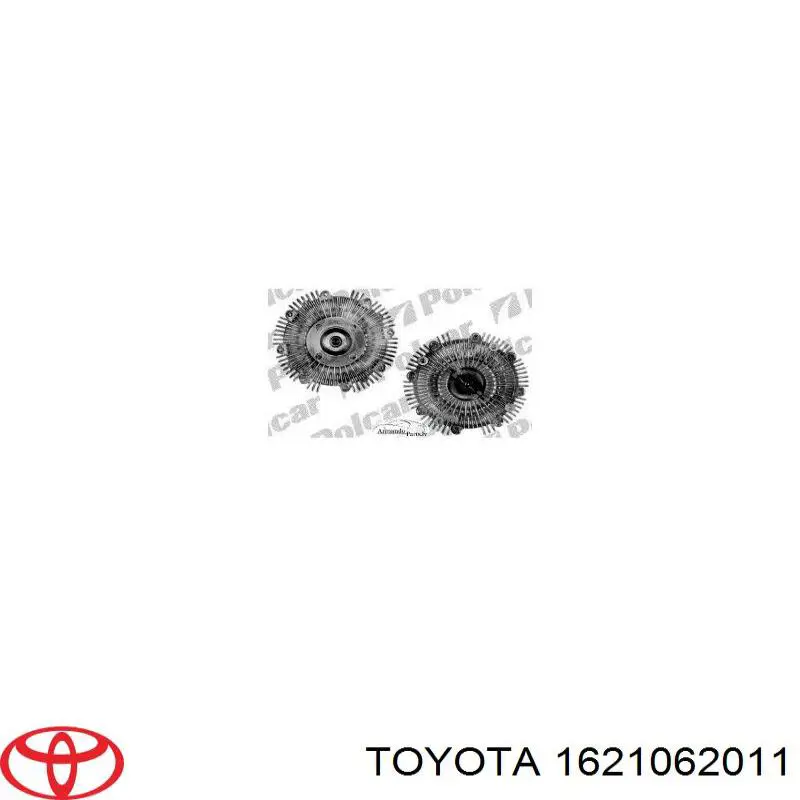 1621062010 Toyota embrague, ventilador del radiador