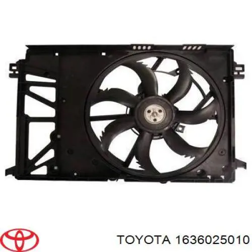  Difusor de radiador, ventilador de refrigeración, condensador del aire acondicionado, completo con motor y rodete para Toyota Avalon AXXH50,GSX50