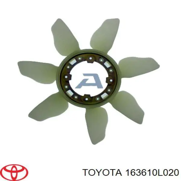  Rodete ventilador, refrigeración de motor para Toyota Hilux KUN25