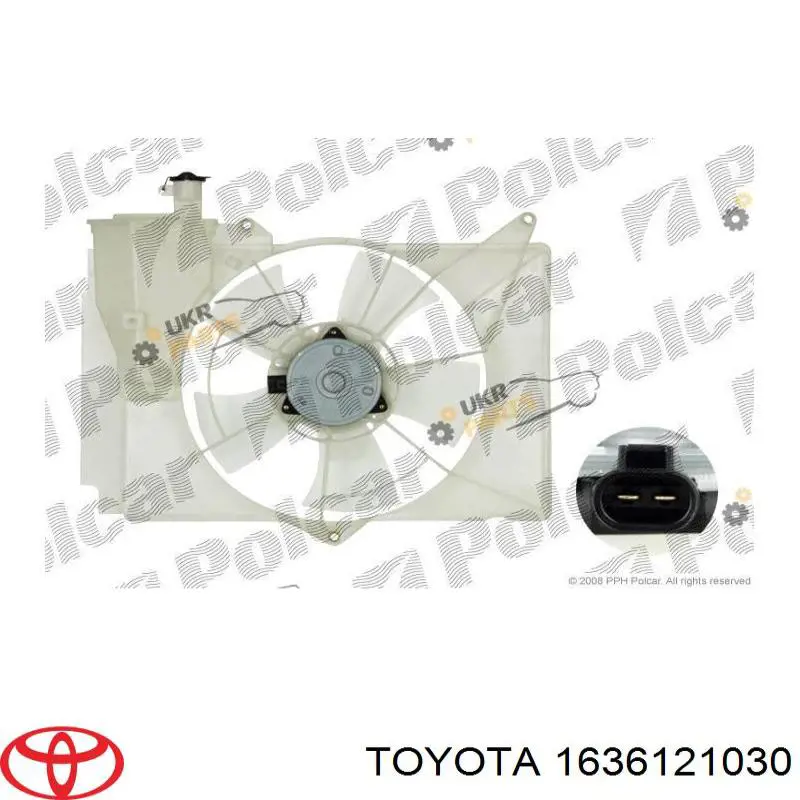 1636121030 Toyota ventilador, refrigeración del motor