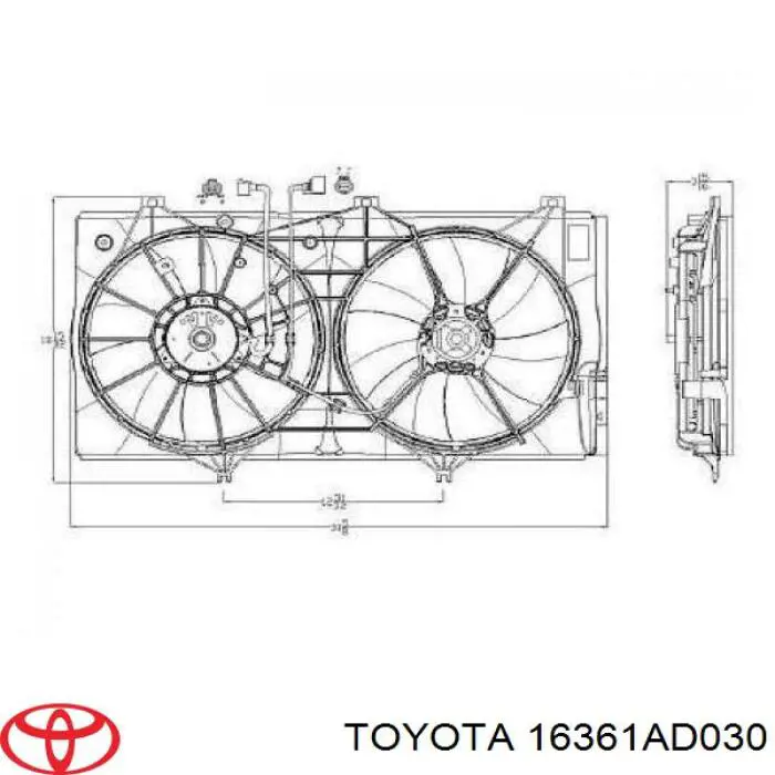 16361AD030 Toyota 