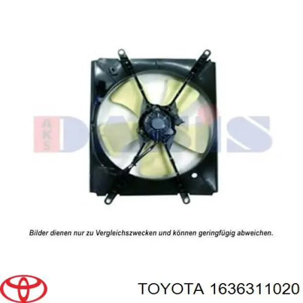  Rodete ventilador, aire acondicionado para Toyota Camry V10