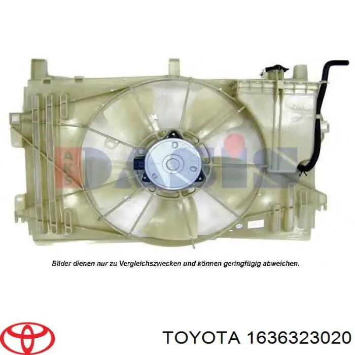 1636323020 Toyota motor del ventilador de enfriado