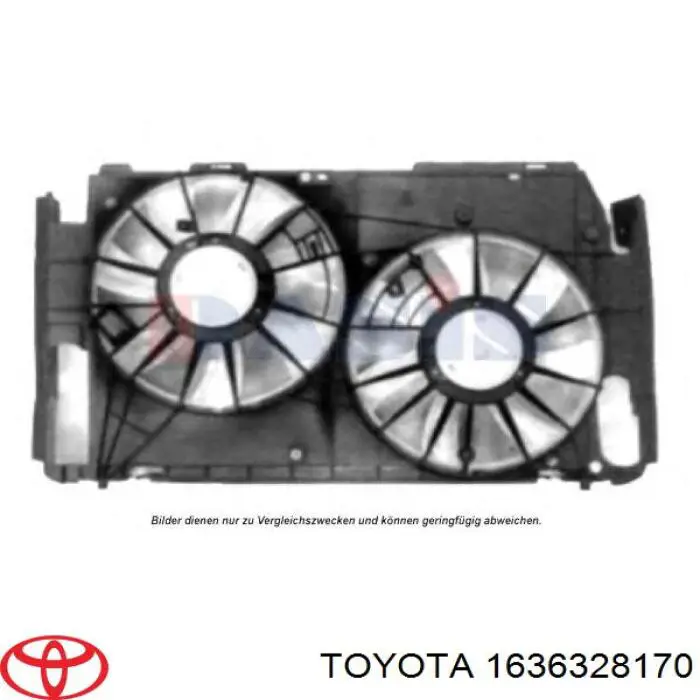  Motor de ventilador, Refrigeración, derecho para Toyota Previa ACR3