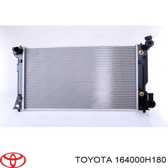 164000H180 Toyota radiador refrigeración del motor