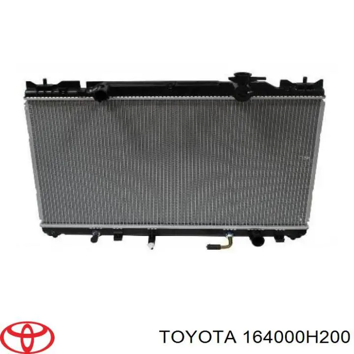 164000H200 Toyota radiador refrigeración del motor