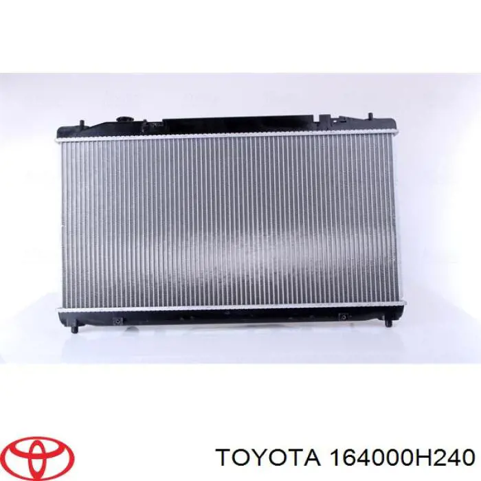 164000H240 Toyota radiador refrigeración del motor