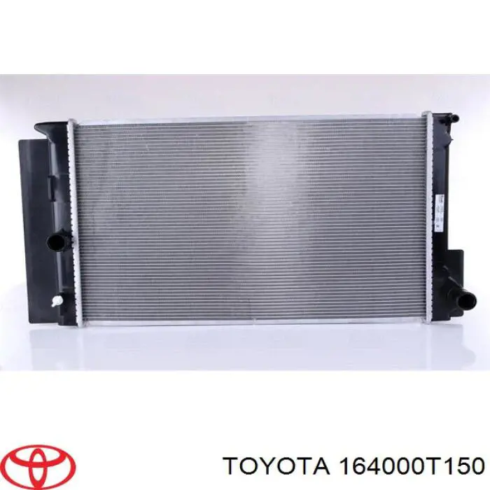 164000T150 Toyota radiador refrigeración del motor